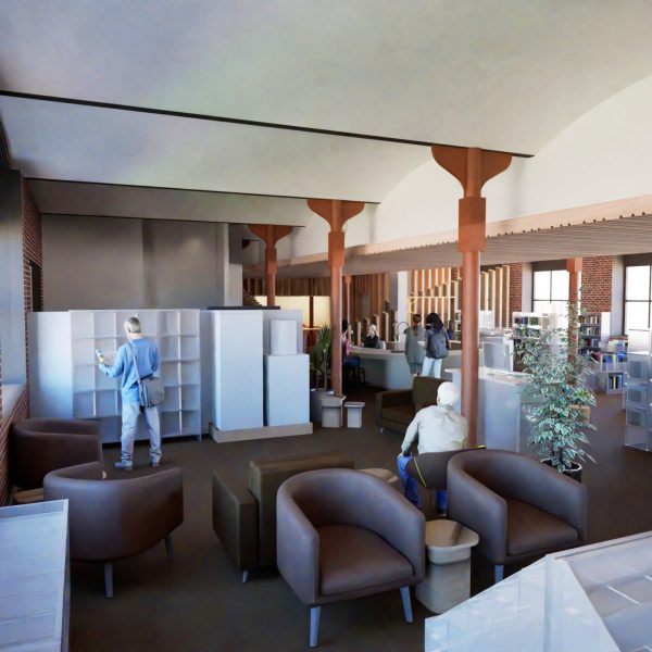 Vue coin presse et multimédia